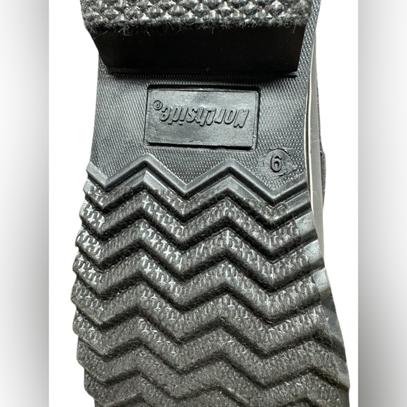 Northside Bishop Snow Winter Boots Gray Women's Sz 9 Fair Isle Print Faux Fur - Picture 6 of 10